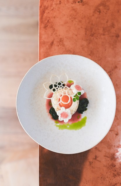 Ein Gericht 2026 im Gourmet Restaurant Artifex