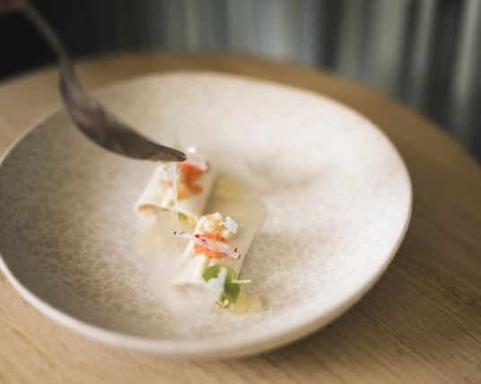 Gericht im Gourmetrestaurant Artifex