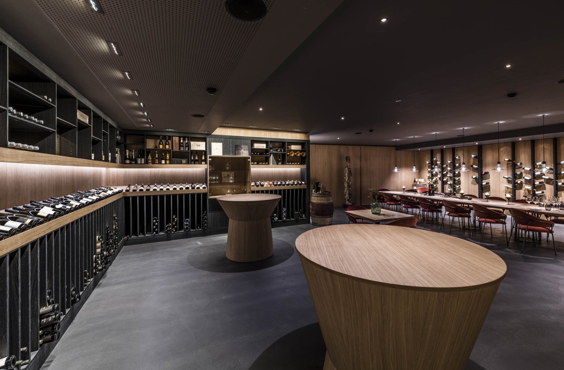 Wine cellar with a wide selection